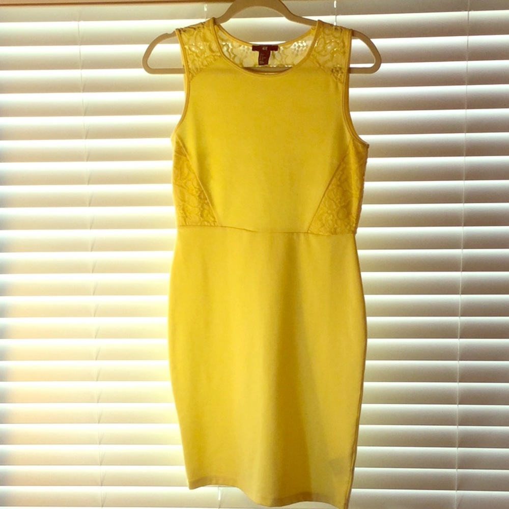 H&M Lace Bodycon dress